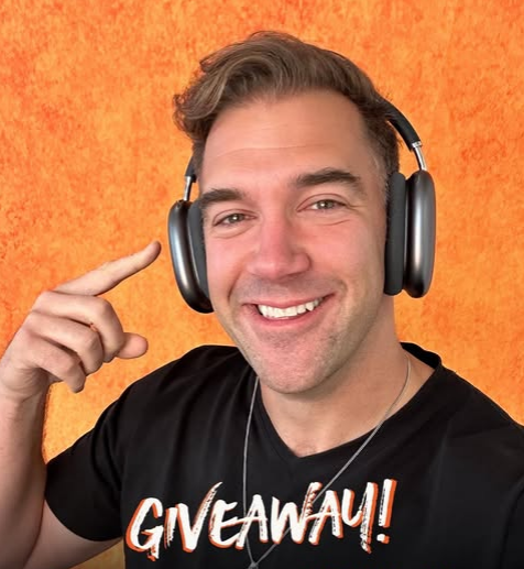 Orange Light Abstract Texture Photo Booth Backdrop GC-137