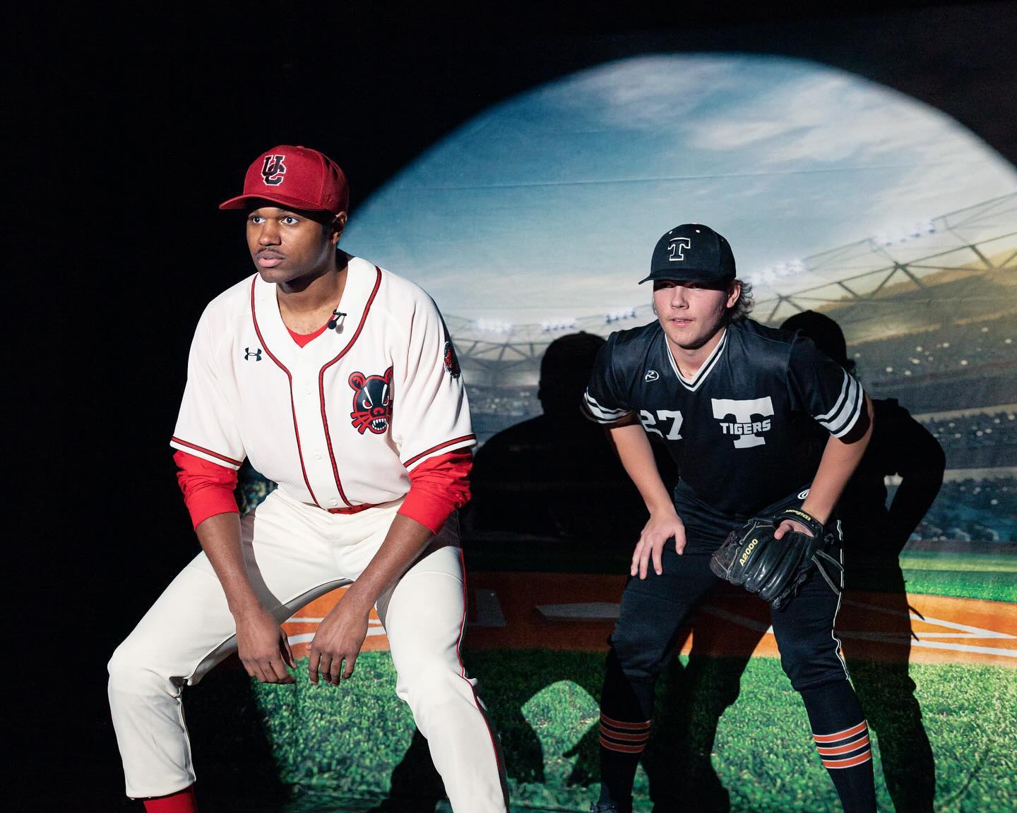 Baseball Field Green Photo Booth Backdrop G-311