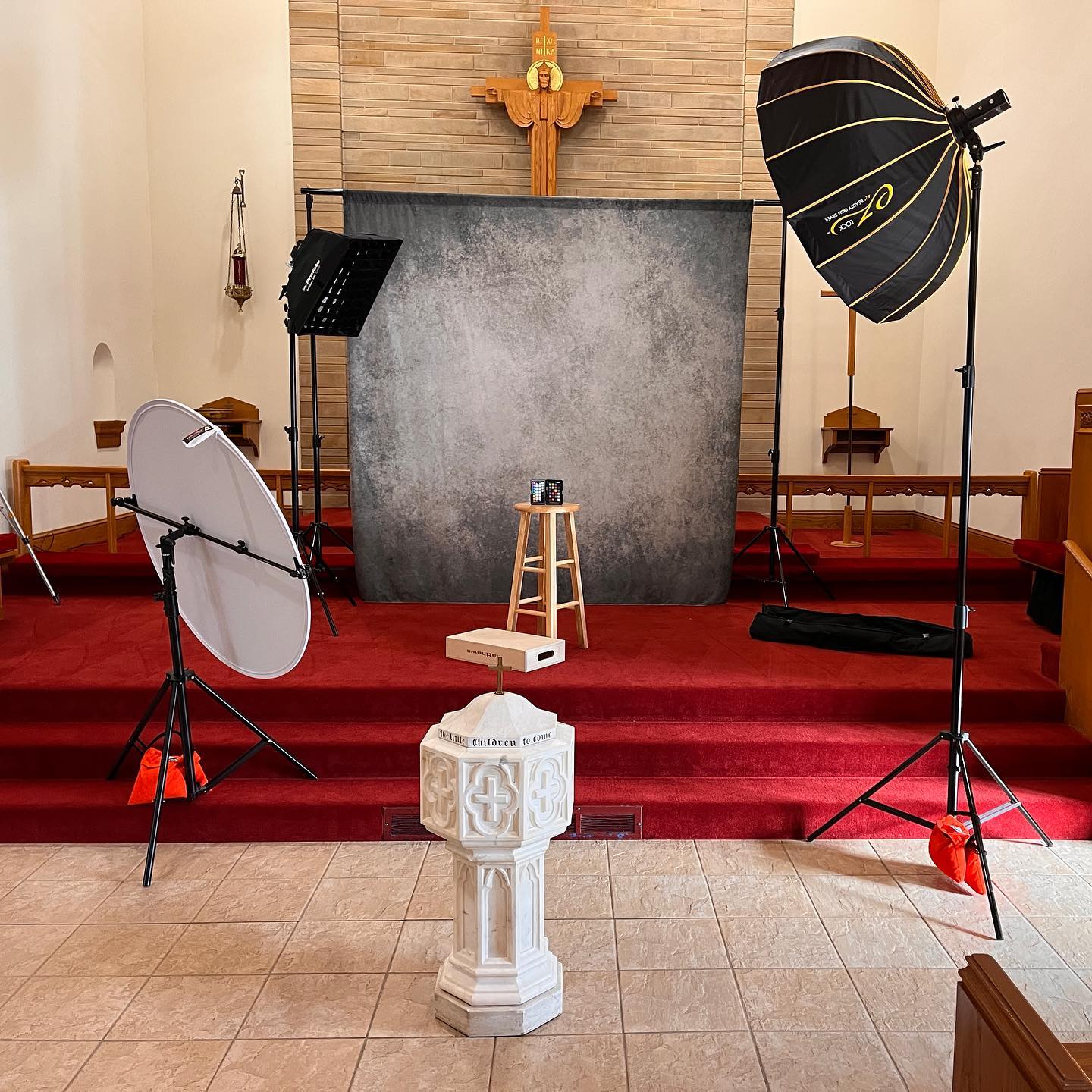 Grey Abstarct Texture Headshoot  Portrait Studio Backdrop KAT-189