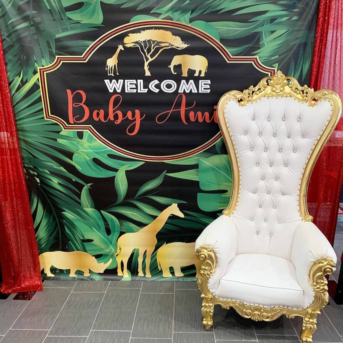 Custom Fabric Backdrop for Birthday & Photography & Trade Show & Party Decor Event