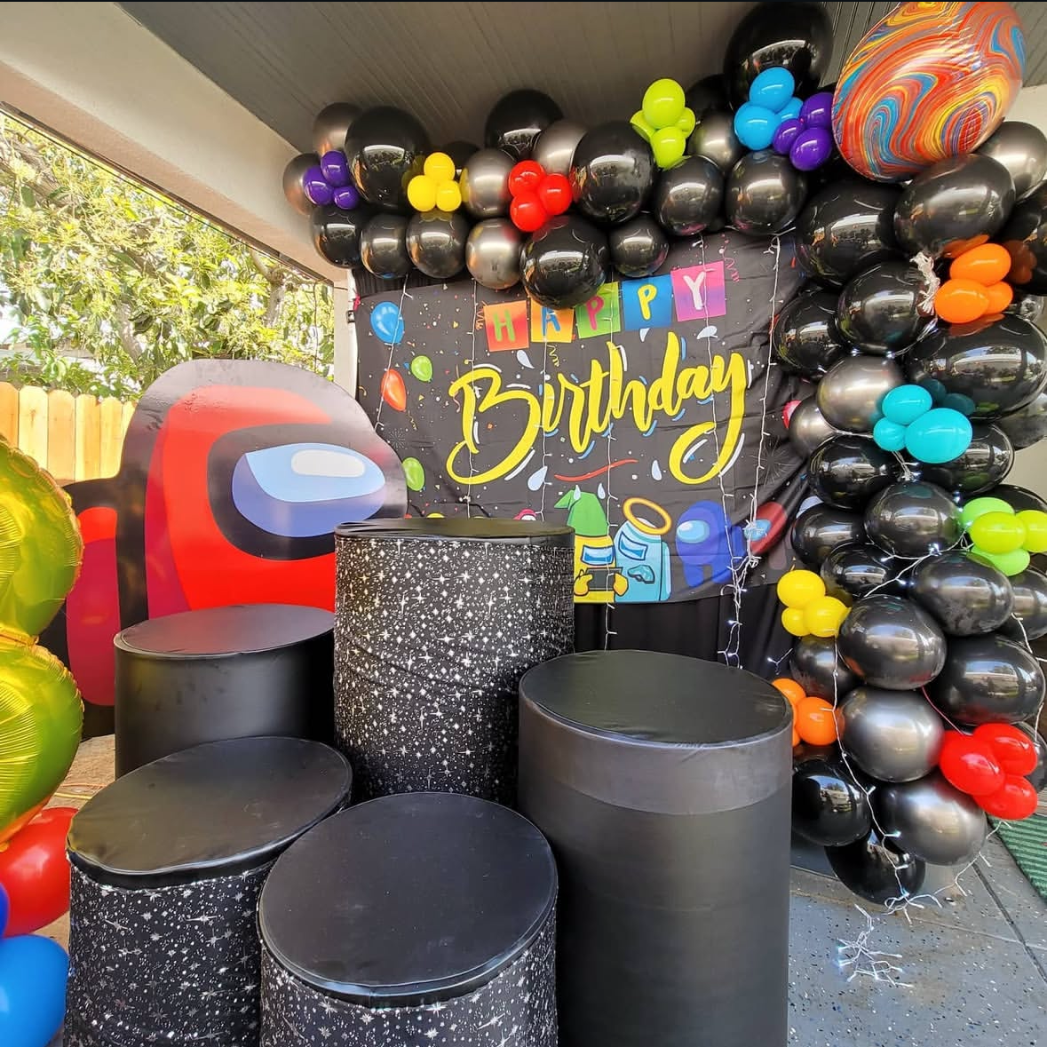 Custom Fabric Backdrop for Birthday & Photography & Trade Show & Party Decor Event