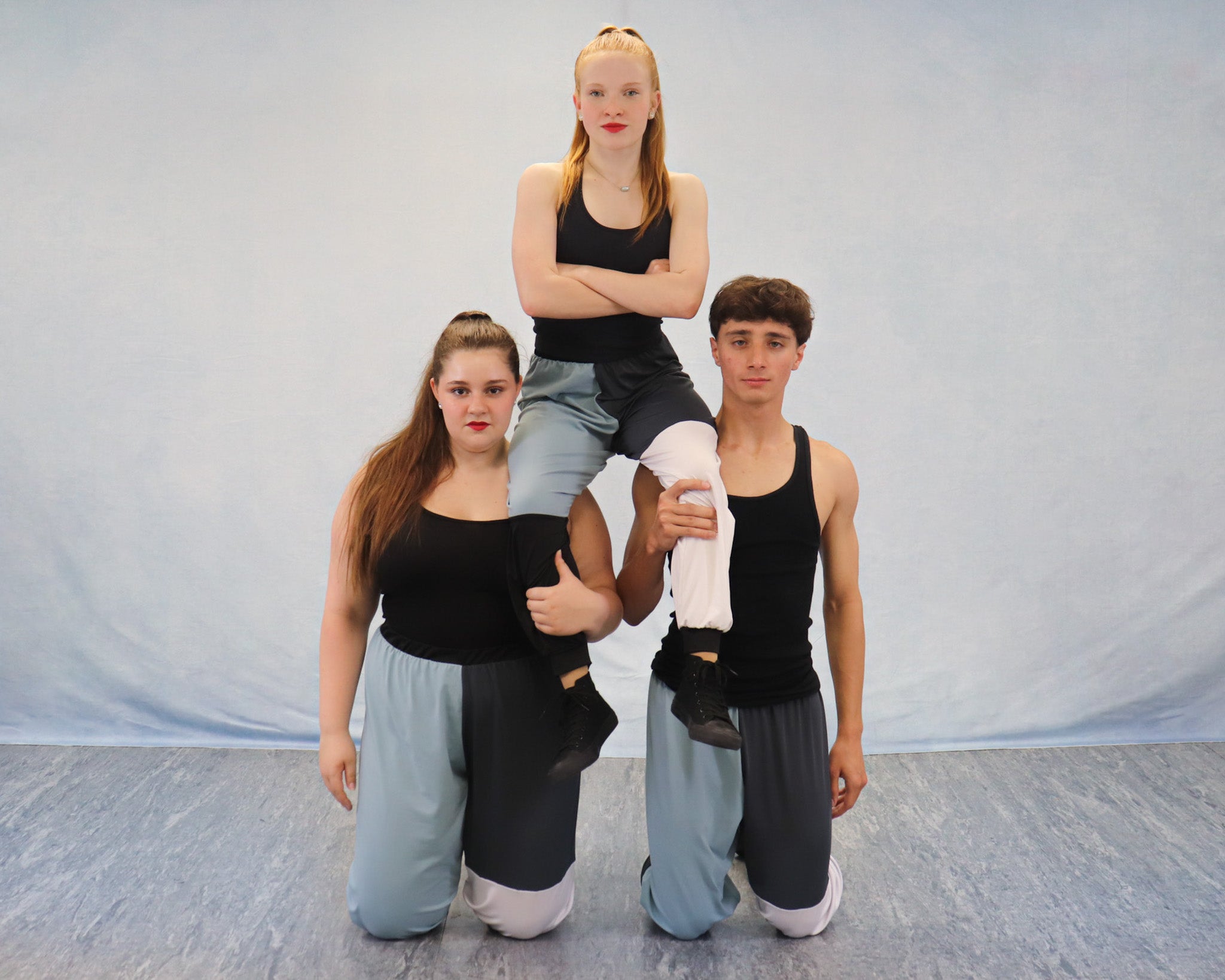 Light Blue Art Abstract Texture Photography Backdrop DHP-631