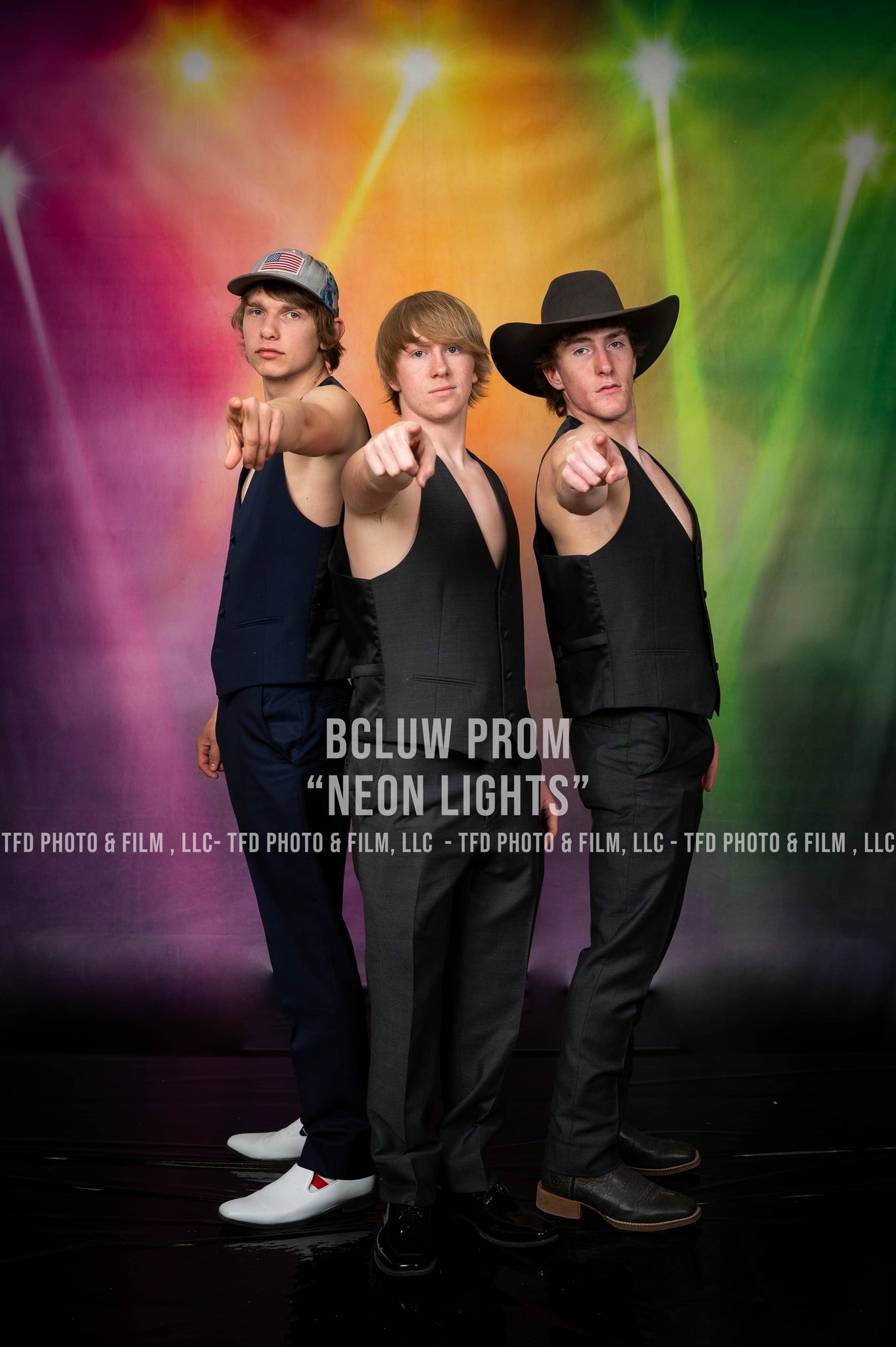 Colorful Light Effect Photography Backdrop SH-729