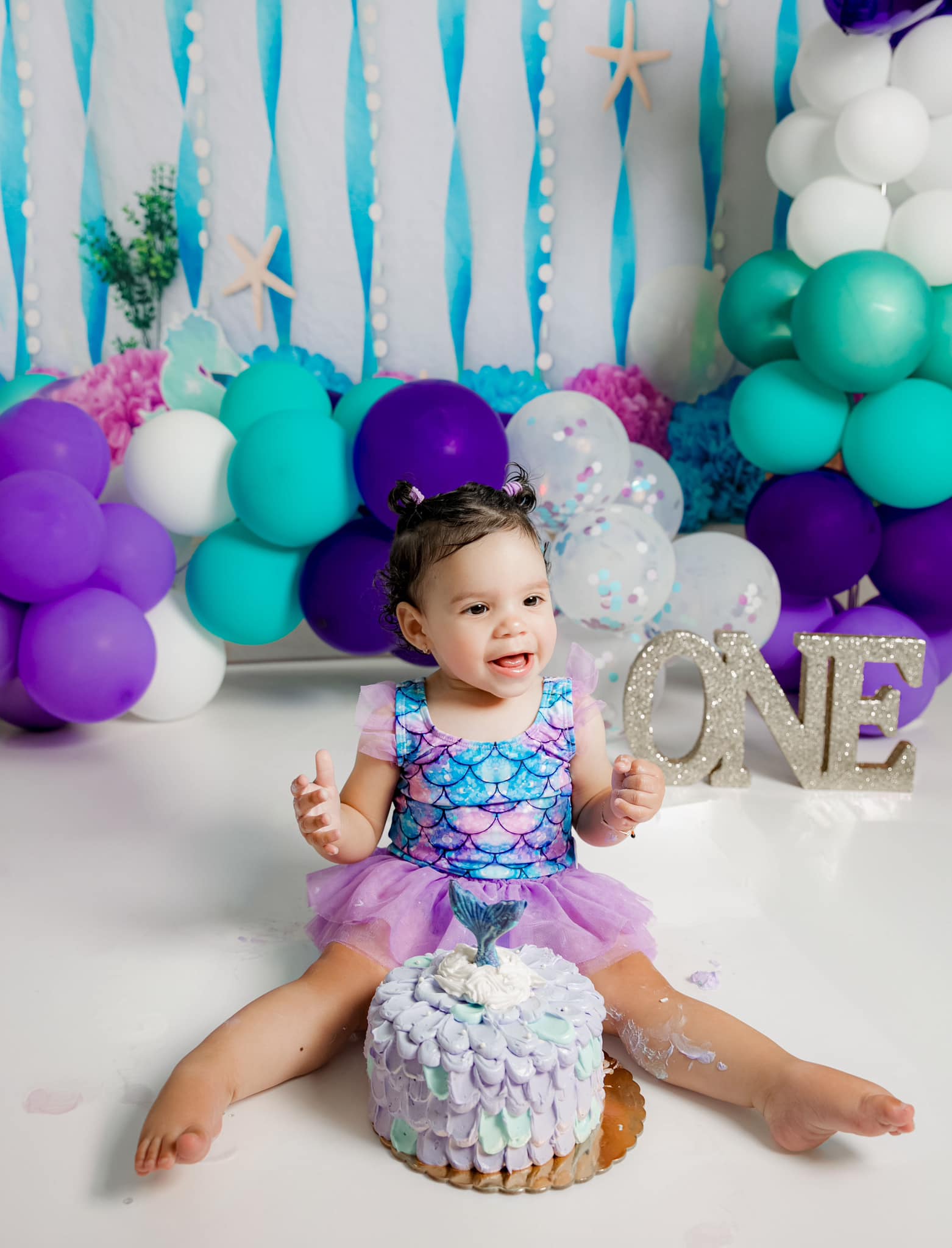 Underwater Plants Mermaid Photography Backdrop M5-25