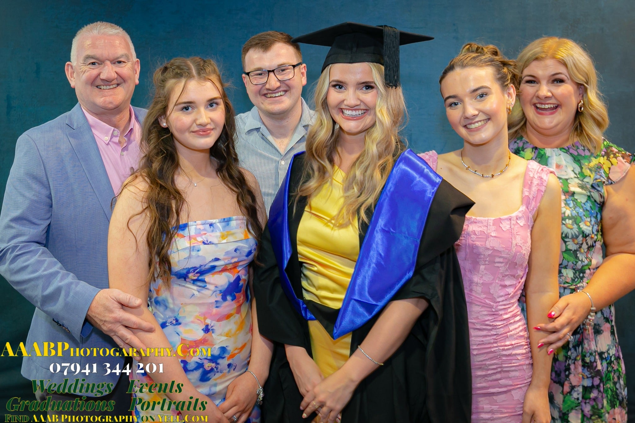 Abstract Dark Blue Texture Portrait Photo Studio Backdrop DHP-207