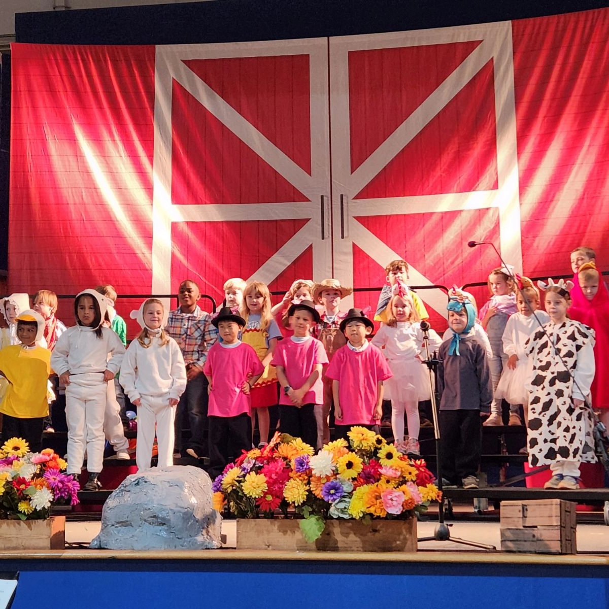 Red Barn Door Photography Backdrop SH-953