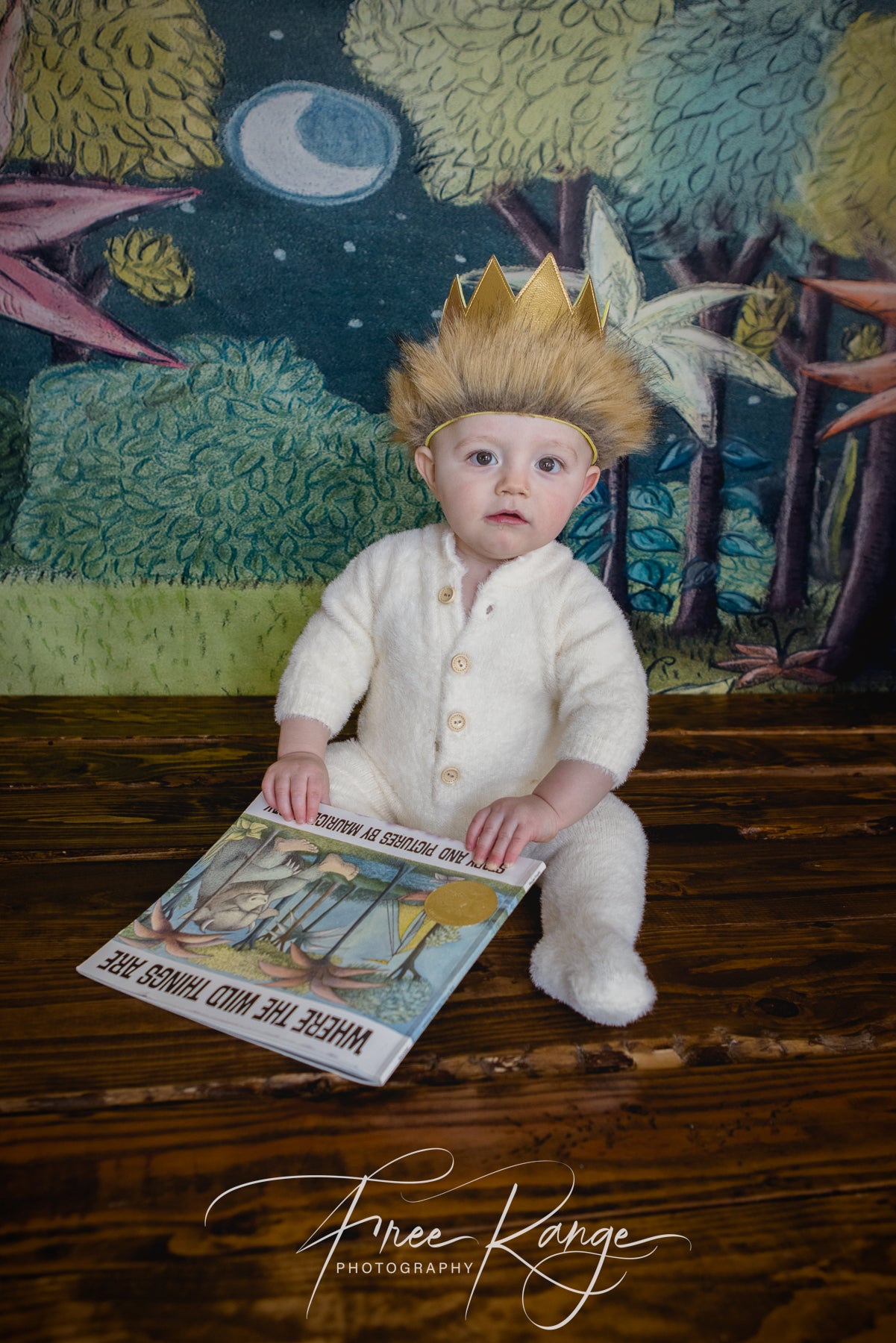 Newborn Baby Jungle Backdrop for Photography NB-219