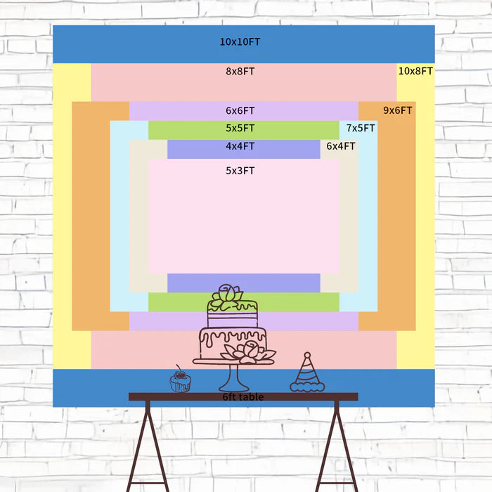 Fathers Day Photo Backdrop Ideas Blue Celebration Backdrop GQ2-231