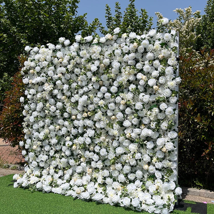 8FT Artificial Floral Wedding Backdrop