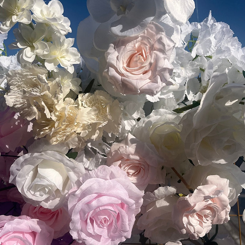 Purple Artificial Wedding Decor Flower Arrangement Floor Flower ABGF-013