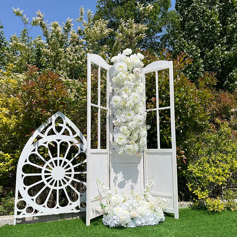 White Floor Flower Arrangement for Wedding Party Decor Proposal ABGF-050