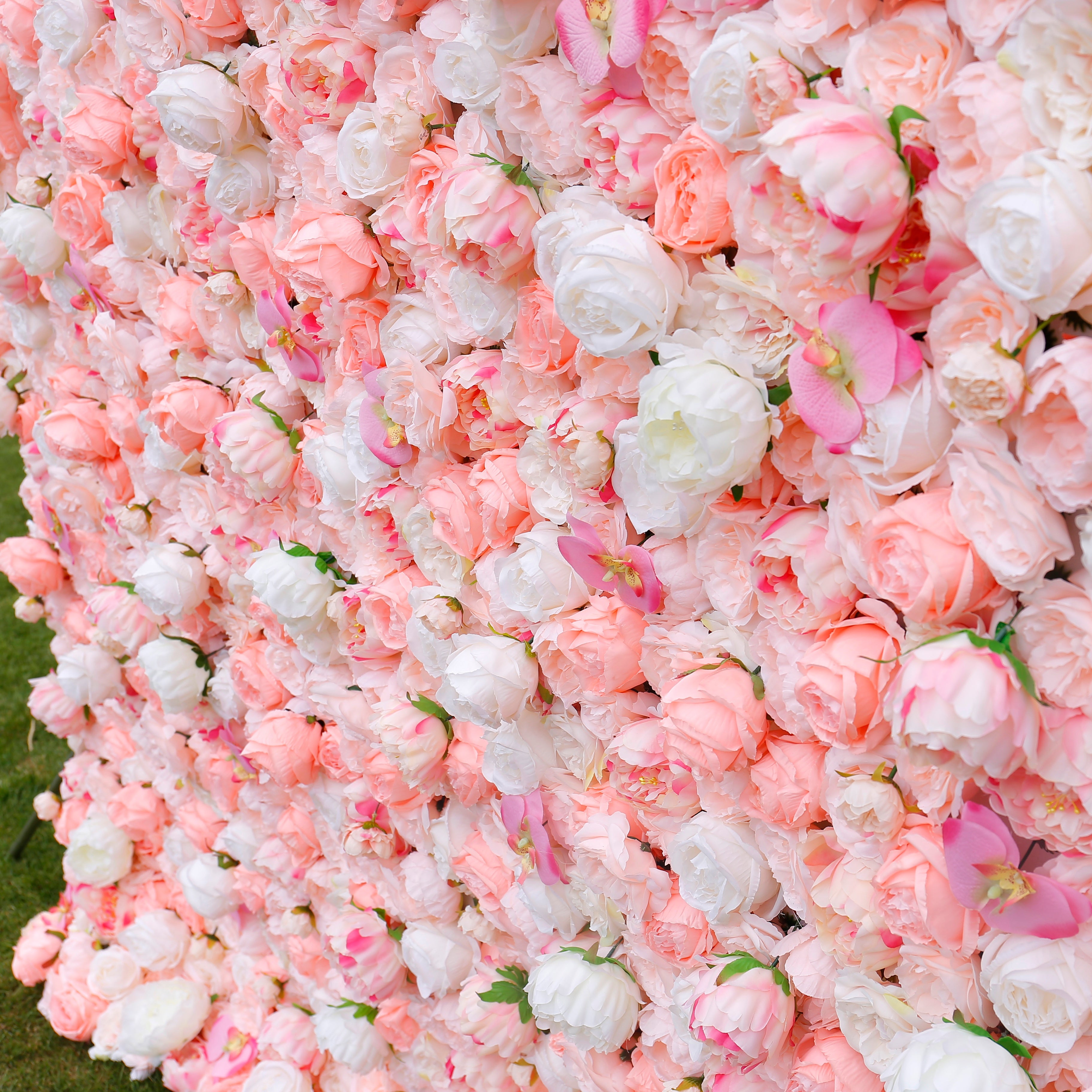 Premium Blush Pink Flower Wall Backdrop for Event Party Decor ACFW-019