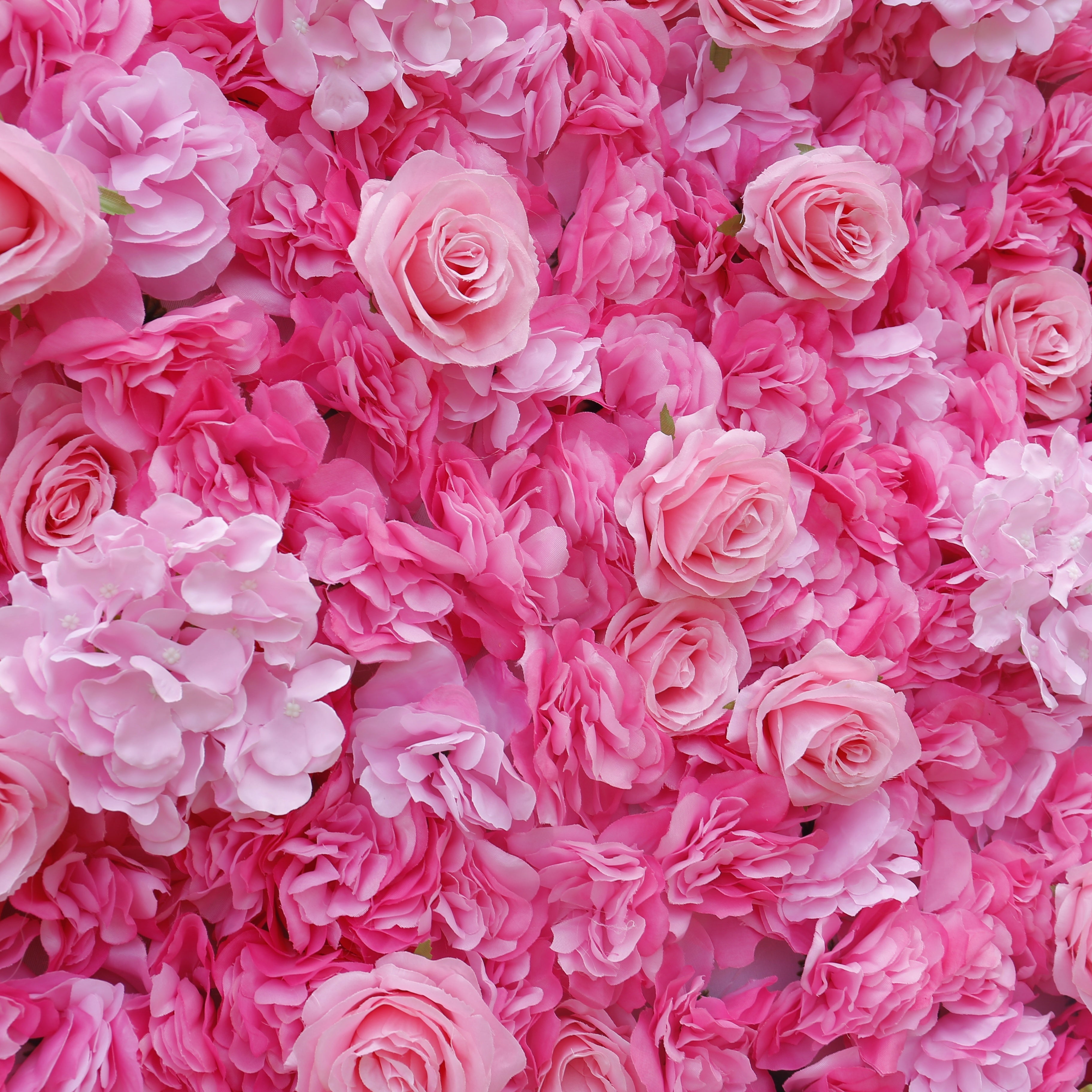 Hot Pink Artificial Flower Wall Backdrop for Wedding & Birthday Decor ACFW-022