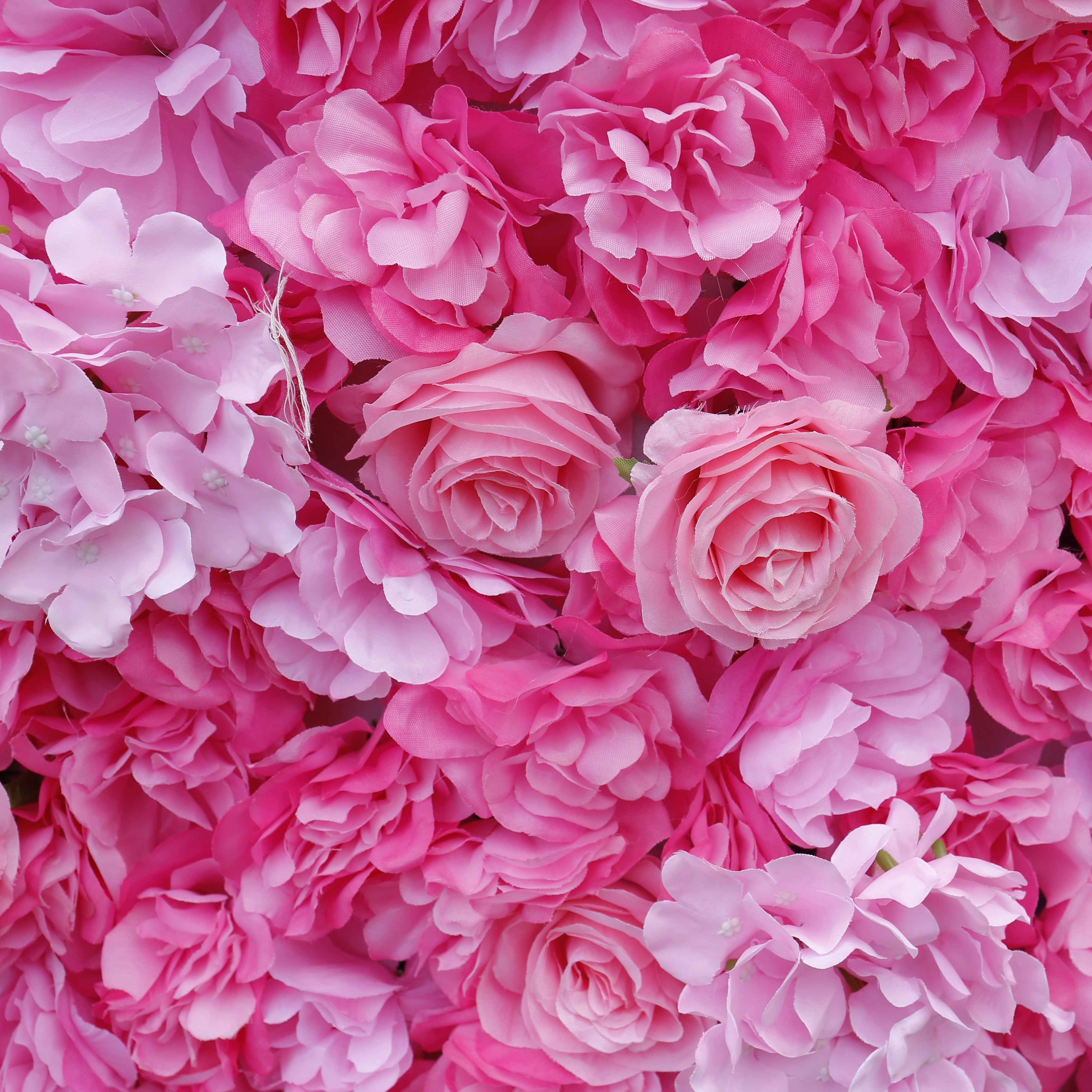 Hot Pink Artificial Flower Wall Backdrop for Wedding & Birthday Decor ACFW-022
