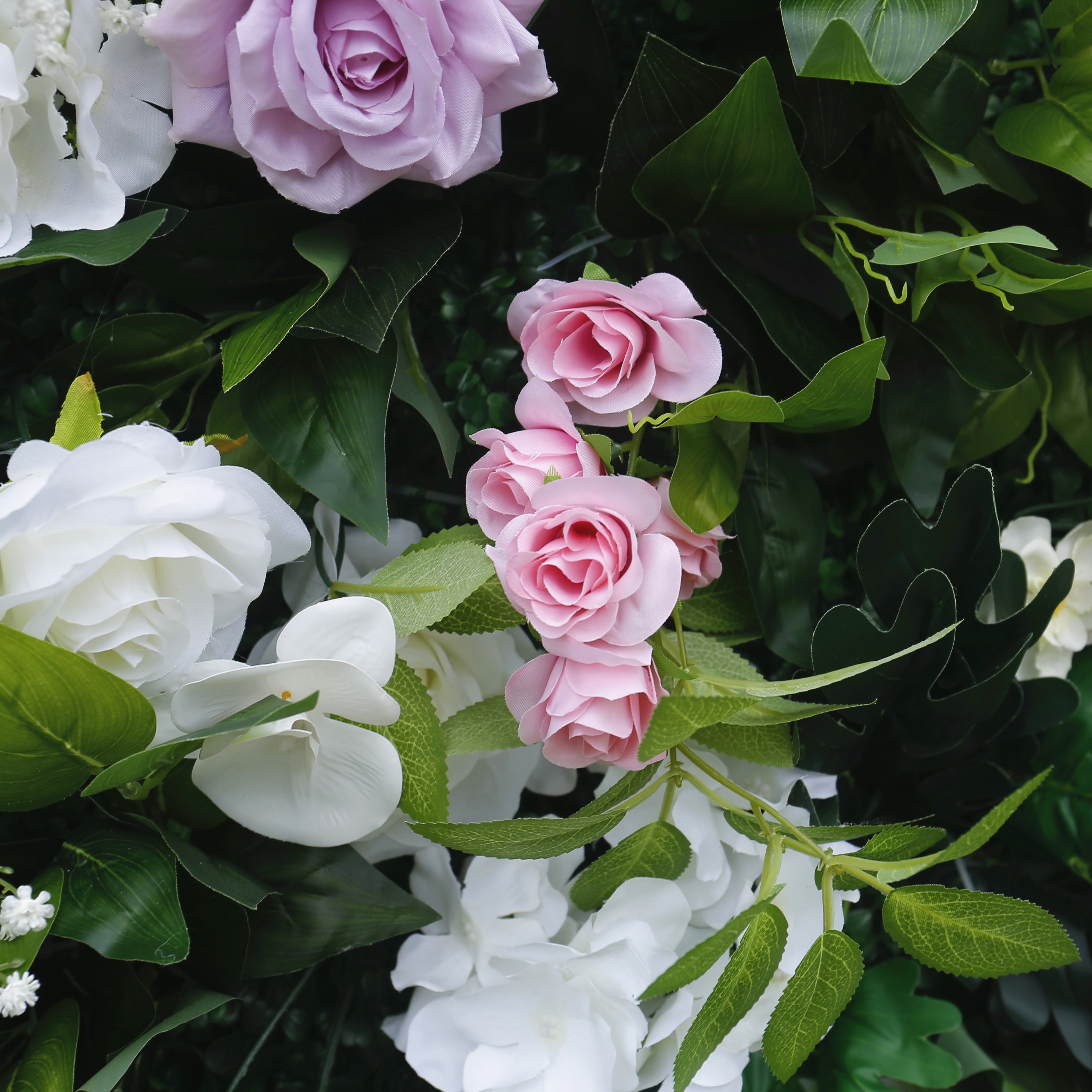 Garden Style Artificial Flower Wall Backdrop For Wedding Party Decor ACFW-076