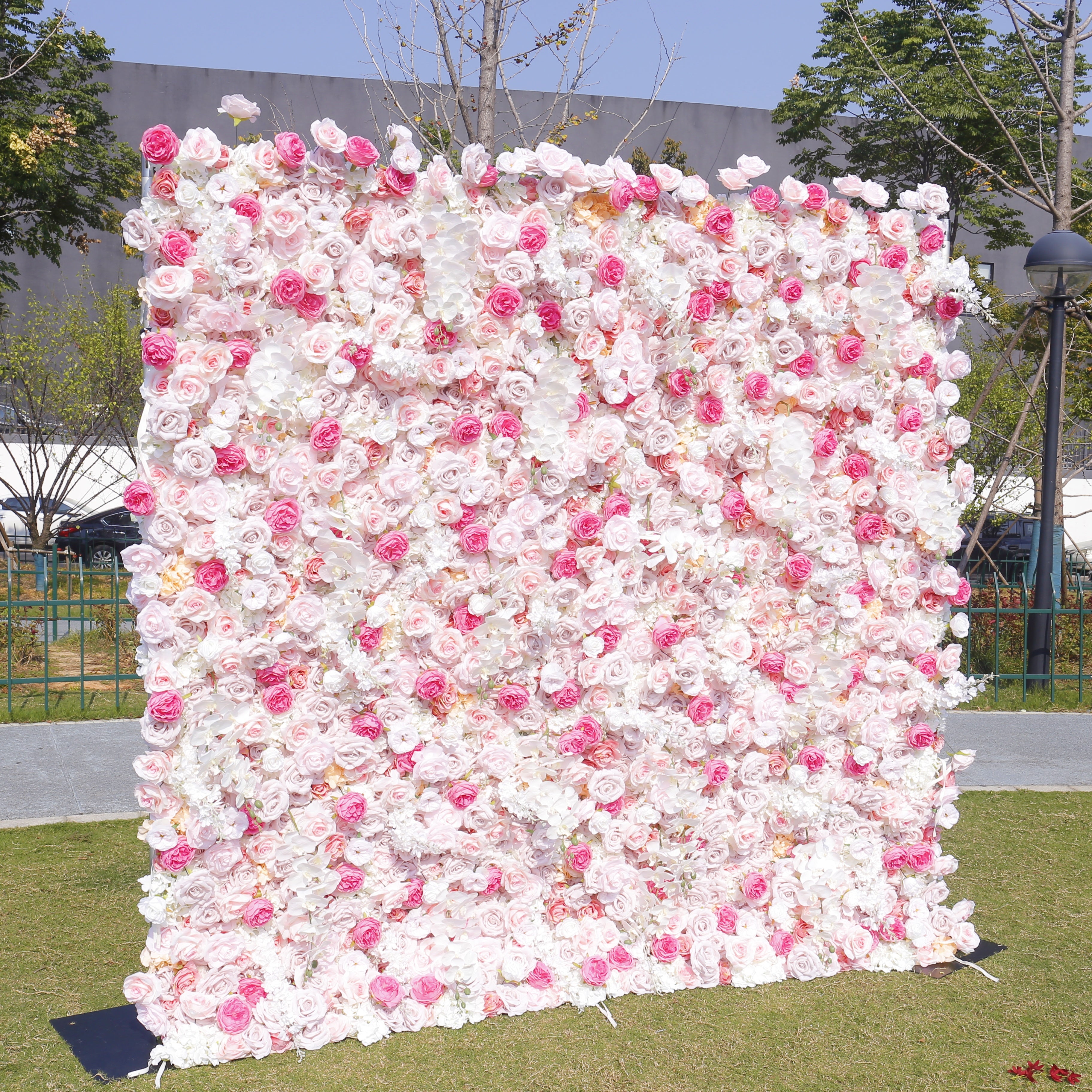Sweet Blush Floral Wall Backdrop For Wedding Birthday Decor ACFW-108