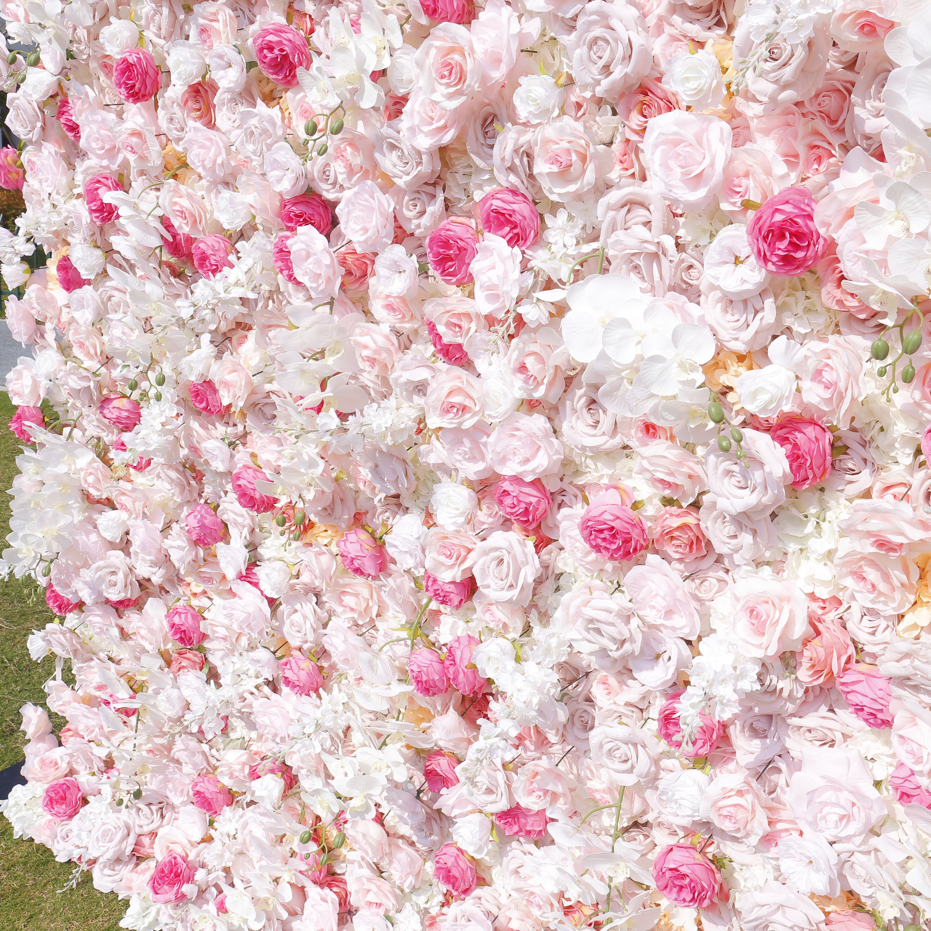 Sweet Blush Floral Wall Backdrop For Wedding Birthday Decor ACFW-108