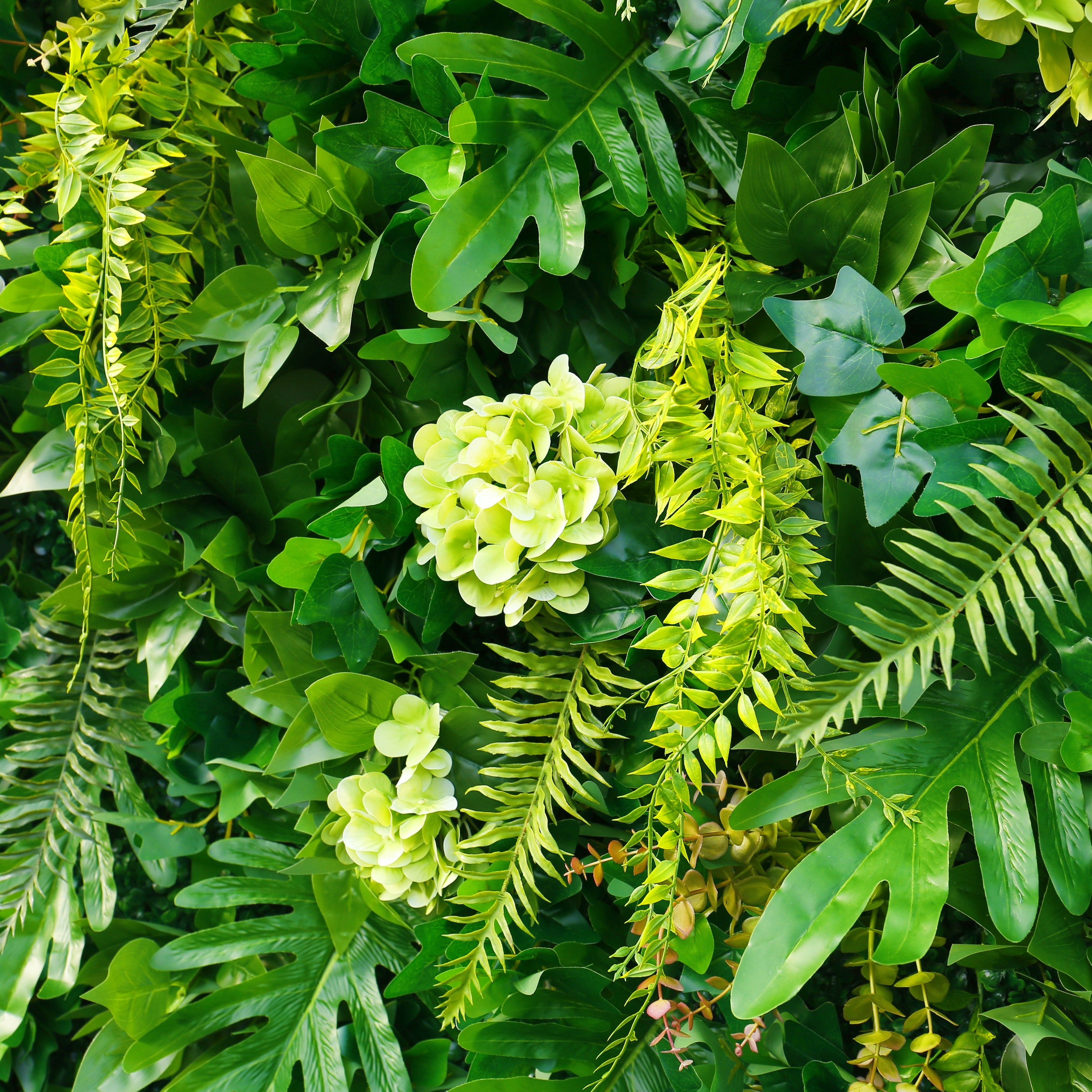 8ft Greenery Fabric Artificial Forest Flower Wall for Wedding Decor ACFW-163