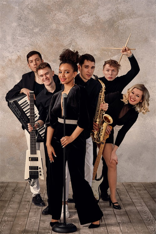 Gray Portrait Backdrop Neutral Texture Wall Backdrop BRP11-616