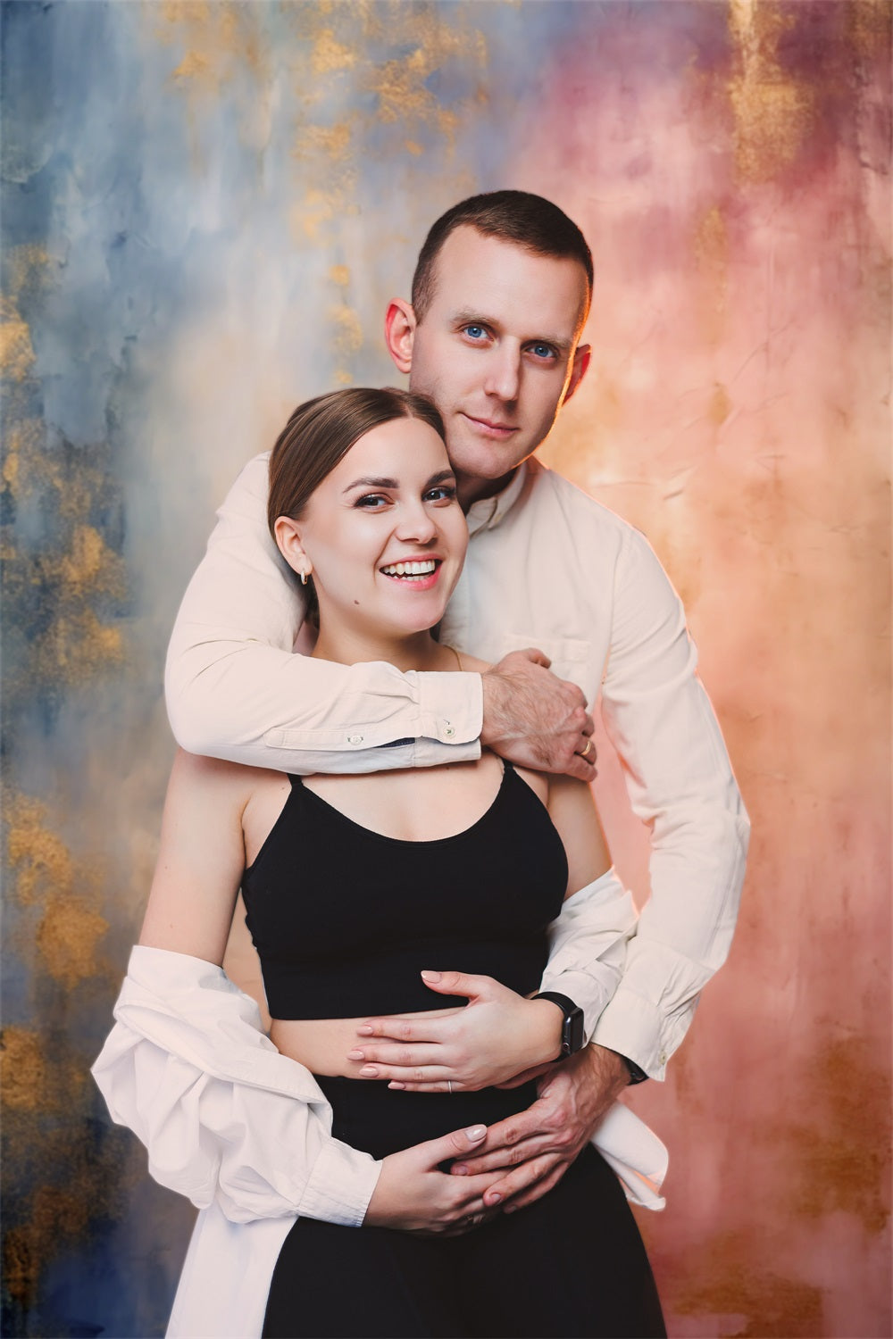 Portrait Photo Backdrops Artistic Mix Color Decor Backdrop BRP11-620