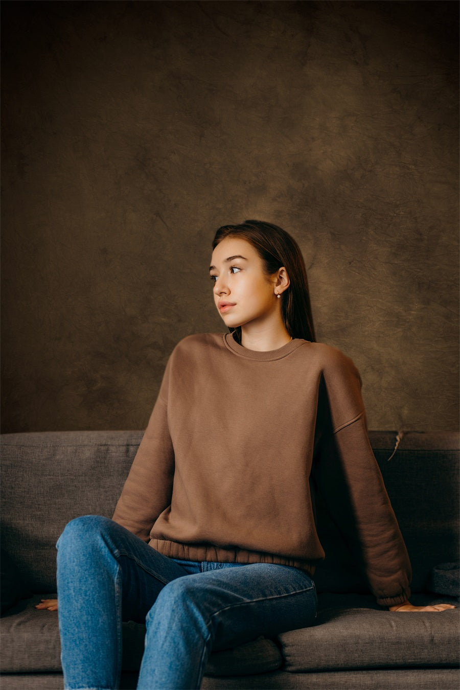 Portrait Backdrops Brown Texture Decor Wall Backdrop BRP11-634