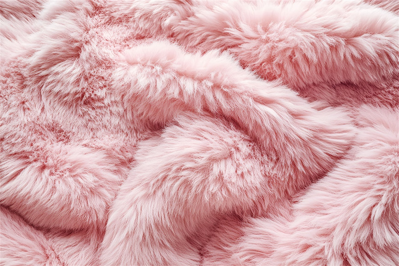 Photo Backdrop Floor Fluffy Pink Layers Fabric Backdrop BRP1-53