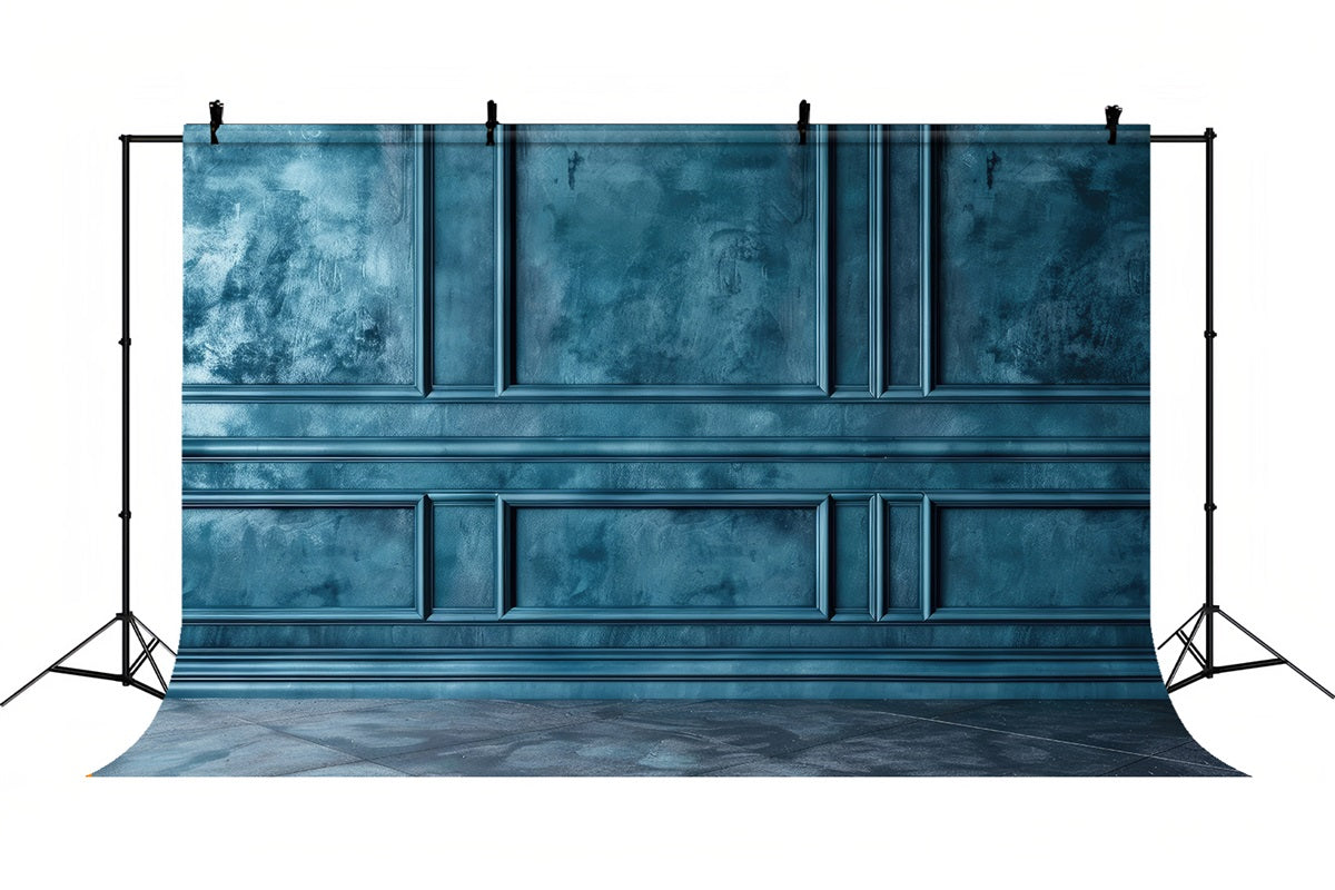 Blue Retro Background Classic Textured Wall Backdrop BRP10-277