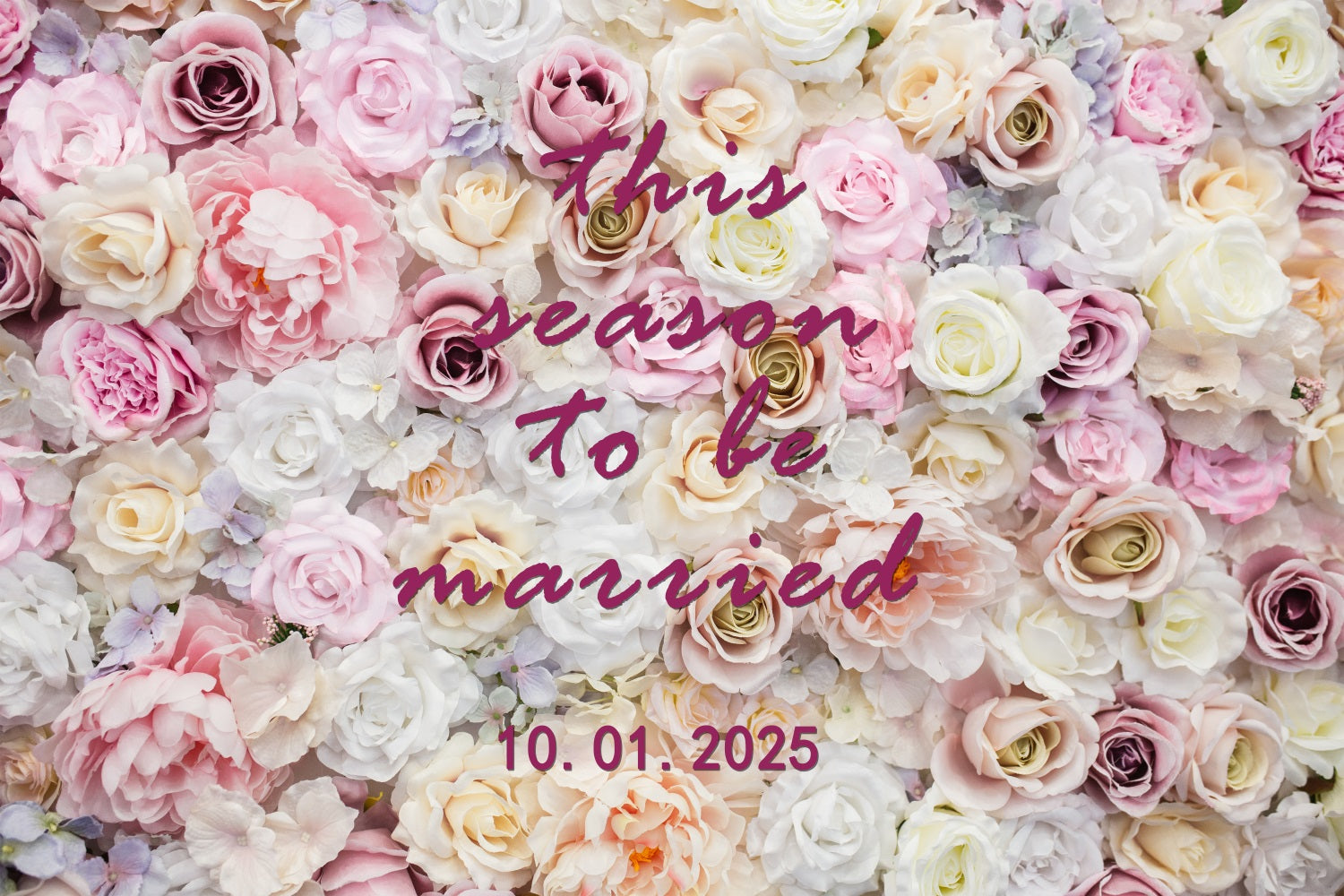 Personalized Wedding Backdrops Ideas Blooming Flower Wall Backdrop BRP12-346