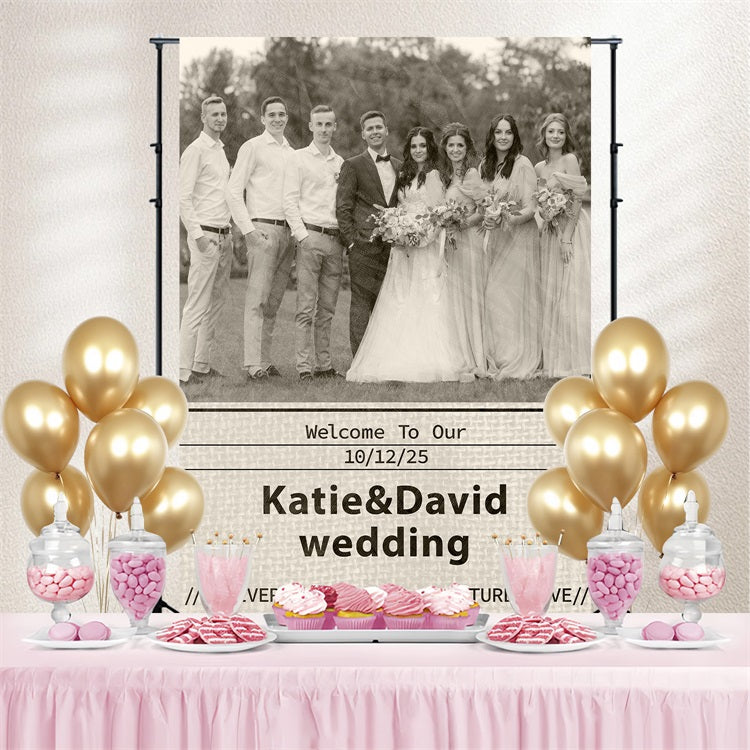 Wedding Backdrops Forever Love Party Custom Backdrop BRP3-193