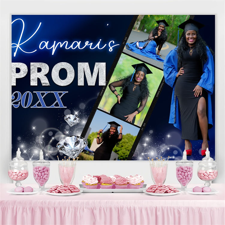 Prom Backdrop Ideas Sparkle Diamond Graduation Party Backdrop BRP4-171