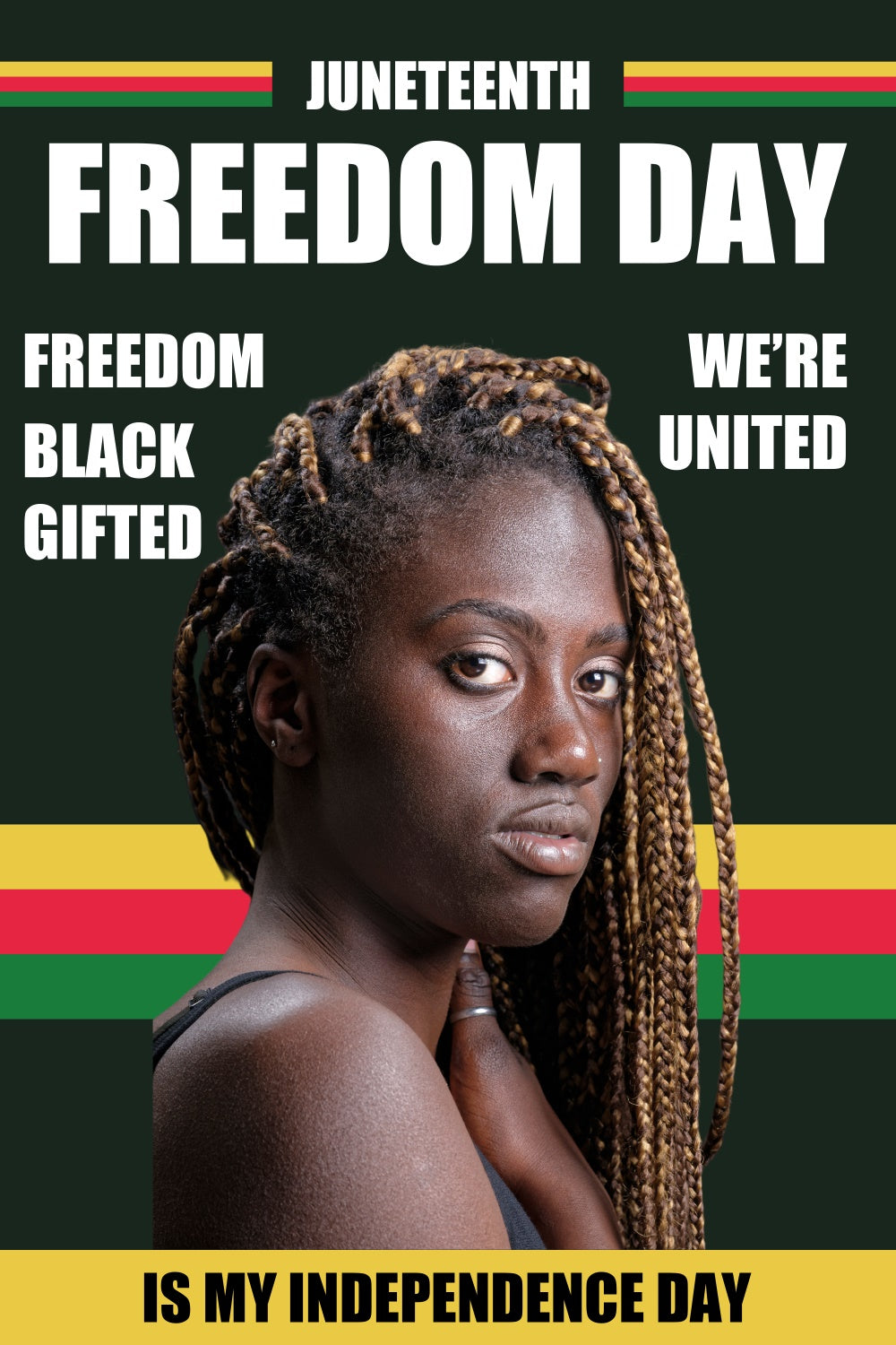 Juneteenth Backdrops Celebrate Independence Pride Customized Backdrop BRP5-13