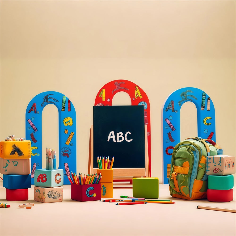 Back To School Backdrops Tiny Scholars Ready Backdrop BRP57-12