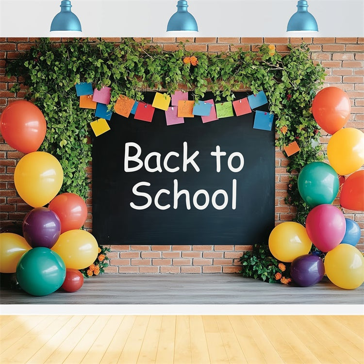 School Photo Backdrops Brick School Bash Backdrop BRP57-20