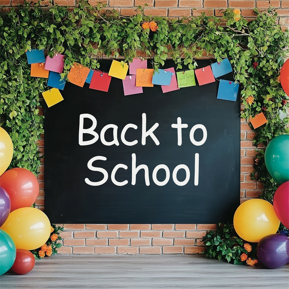 School Photo Backdrops Brick School Bash Backdrop BRP57-20