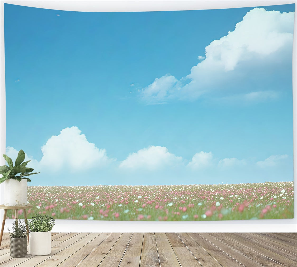 Blue Sky Backdrop Sunshine Wild Bloom Backdrop BRP57-225