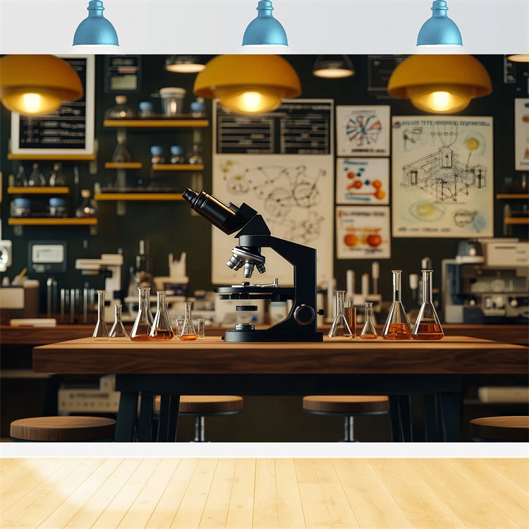 Chemistry Backdrop Science Lab Exploration Backdrop BRP57-33