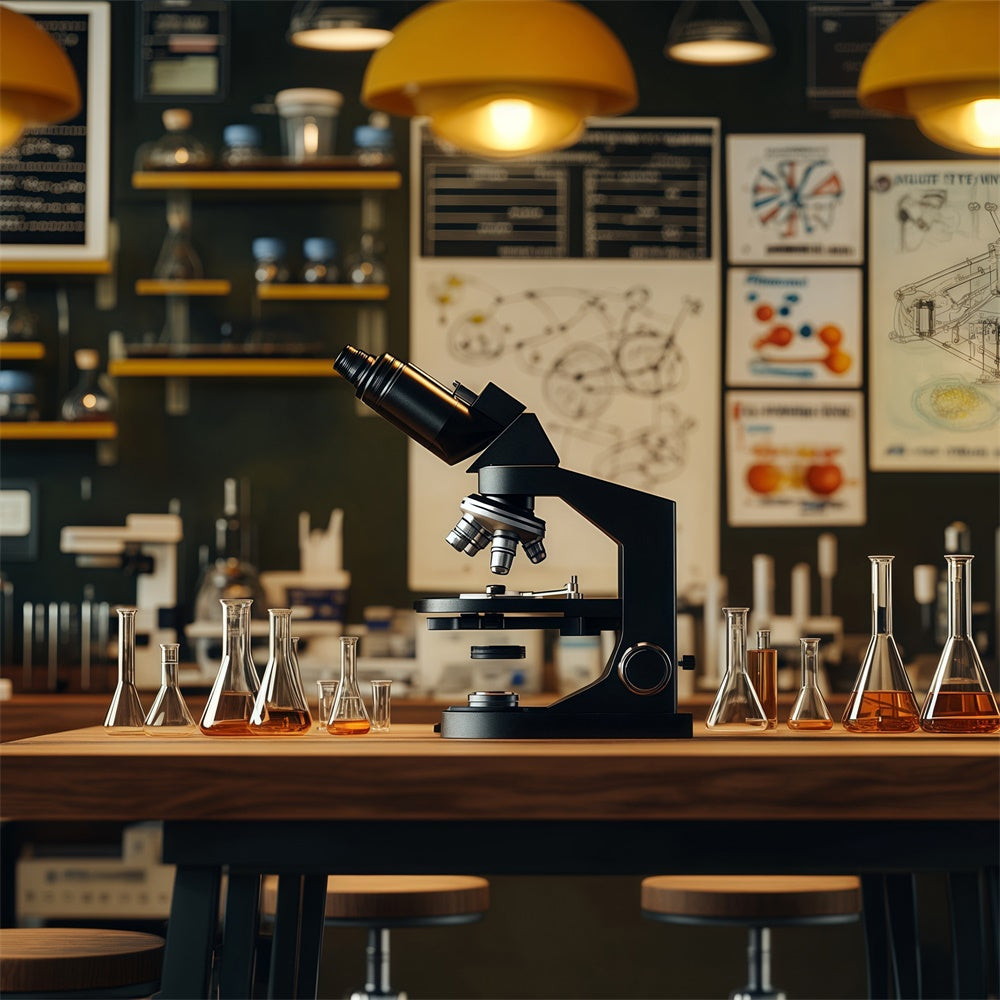 Chemistry Backdrop Science Lab Exploration Backdrop BRP57-33