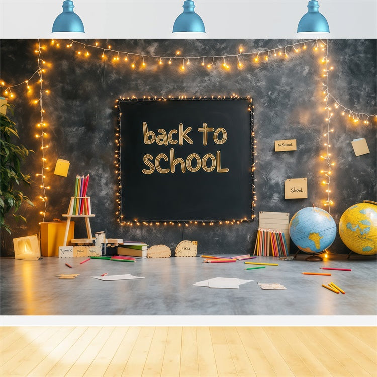 Classroom Backdrop Twinkle Light Learning Backdrop BRP57-37