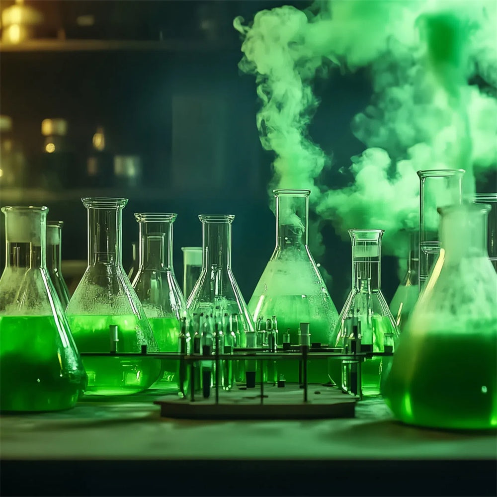 Chemistry Backdrop Smoky Science Scene Backdrop BRP57-41
