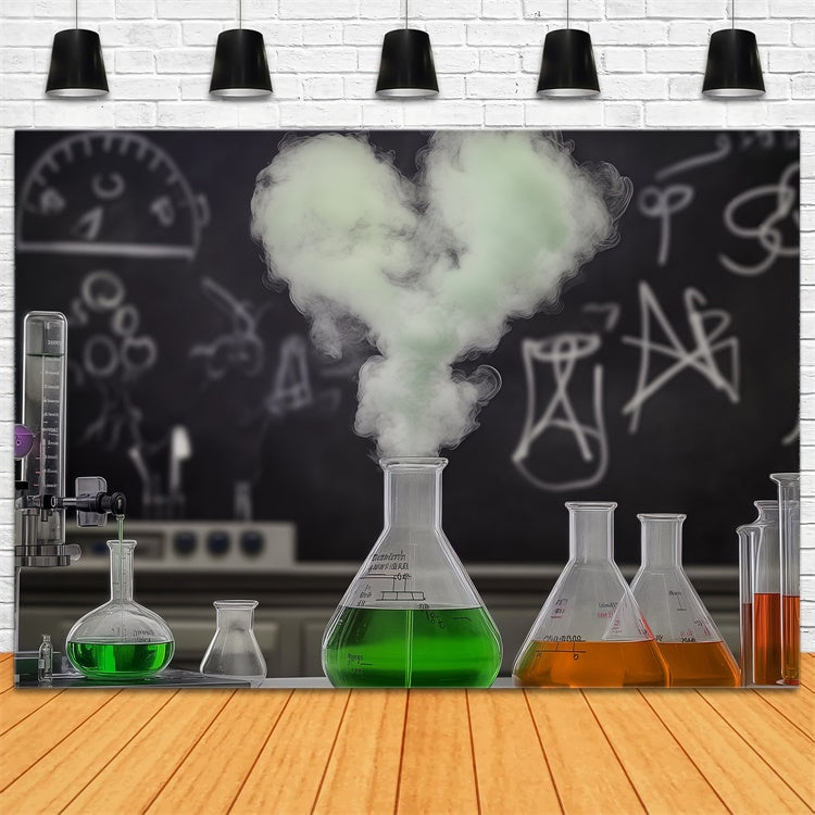 Chemistry Backdrop Smoky Experiment Fun Backdrop BRP57-46