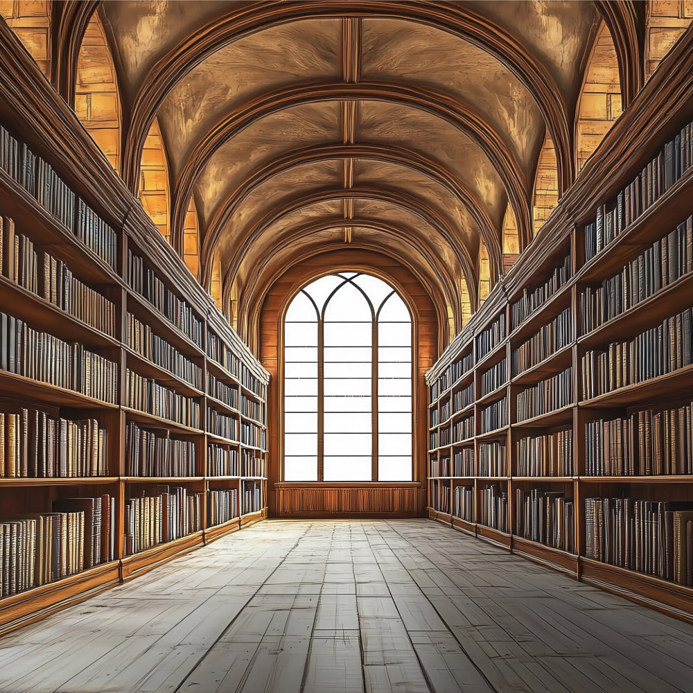 Back To School Backdrops Classic Book Haven Backdrop BRP57-54