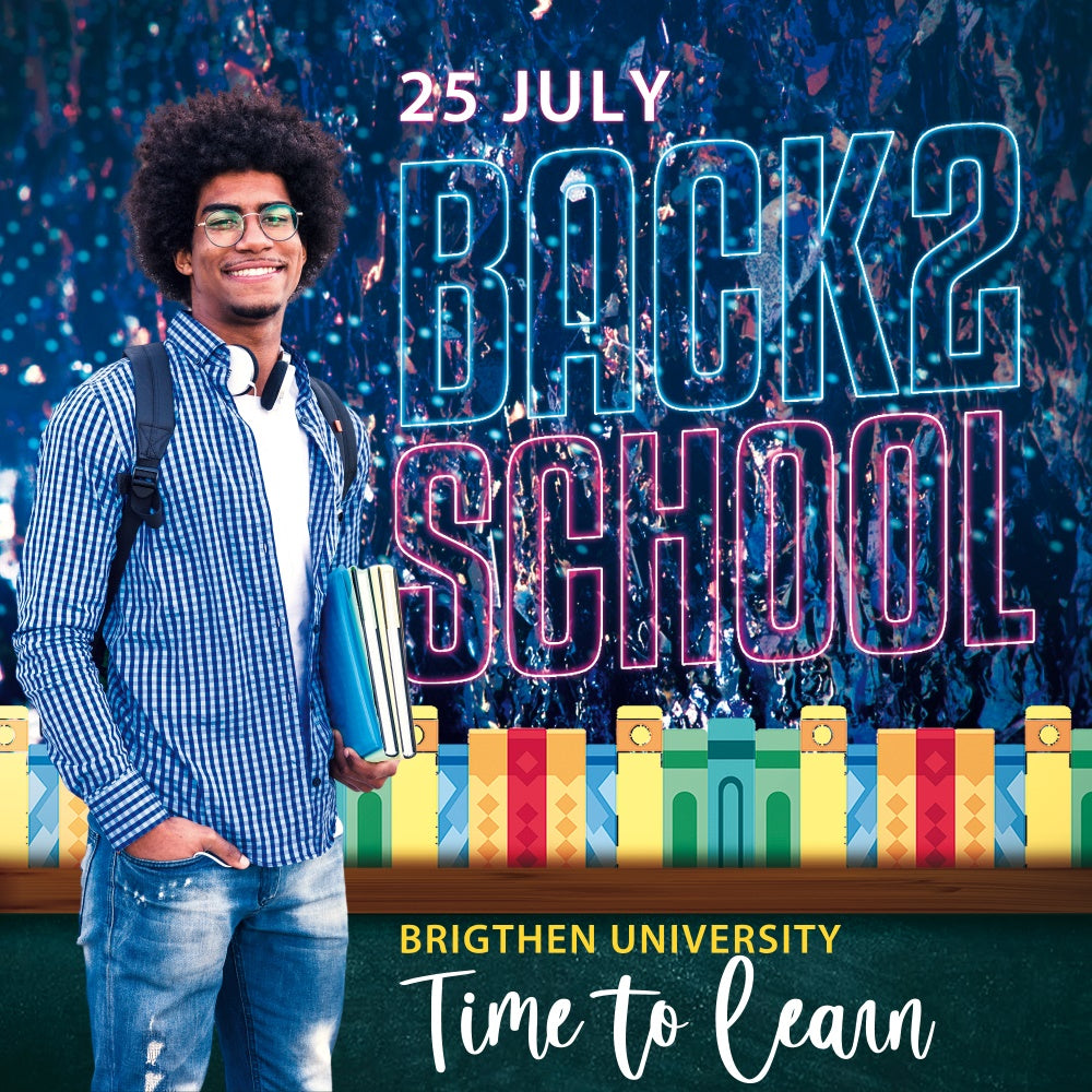 School Photo Backdrops College Comeback Glow Customized Backdrop BRP6-33