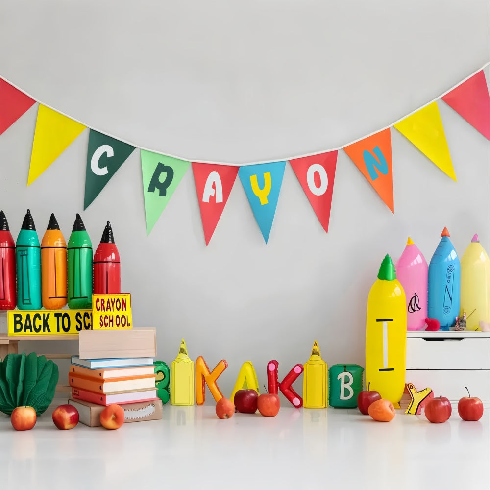 Back to School School Fun Backdrop BRP7-188