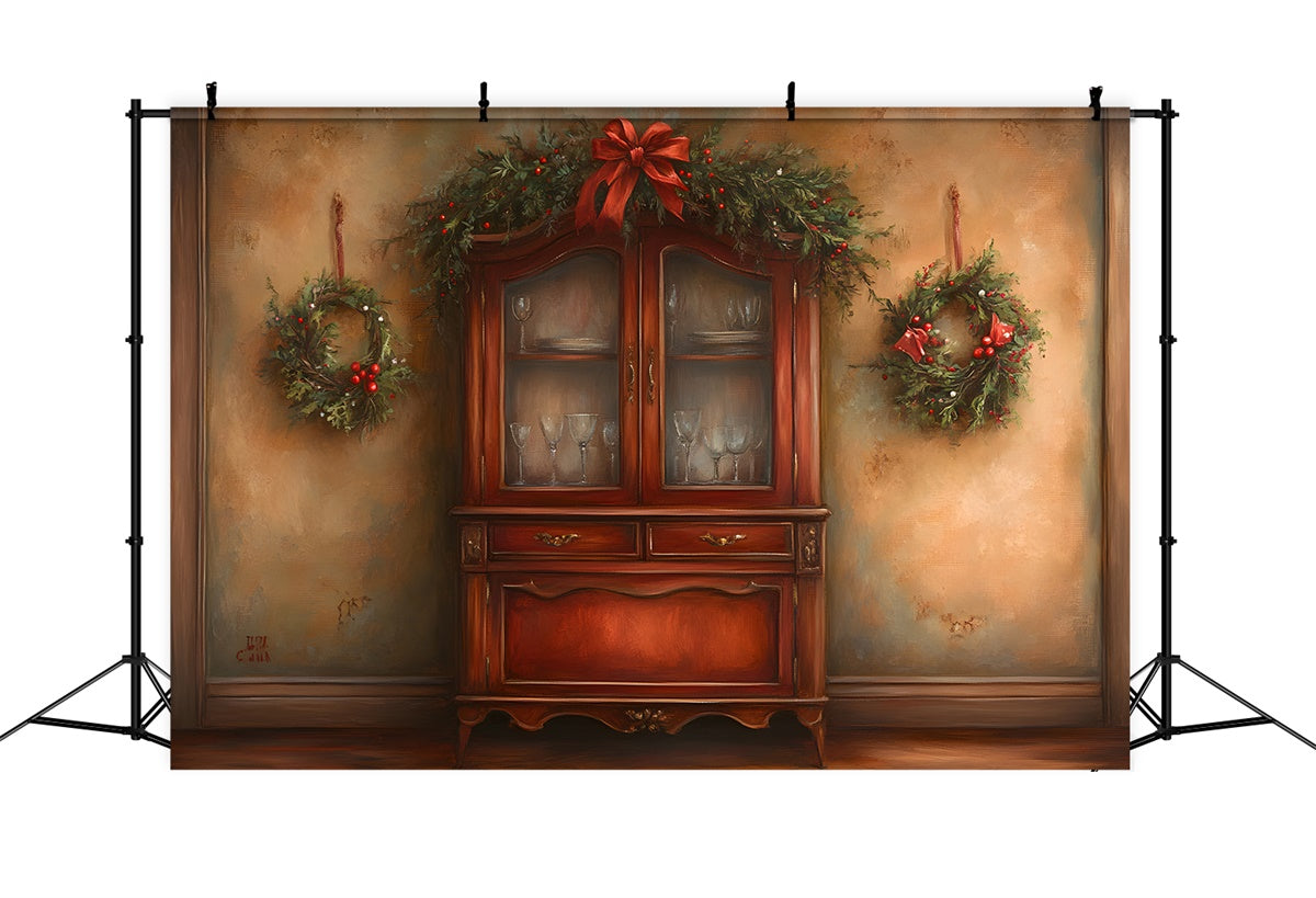 Christmas Backdrop Ideas Interior Holiday Wreaths Backdrop By Magali