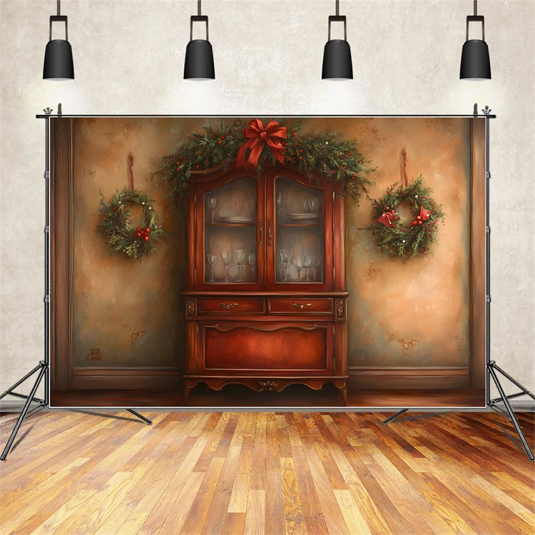 Christmas Backdrop Ideas Interior Holiday Wreaths Backdrop By Magali