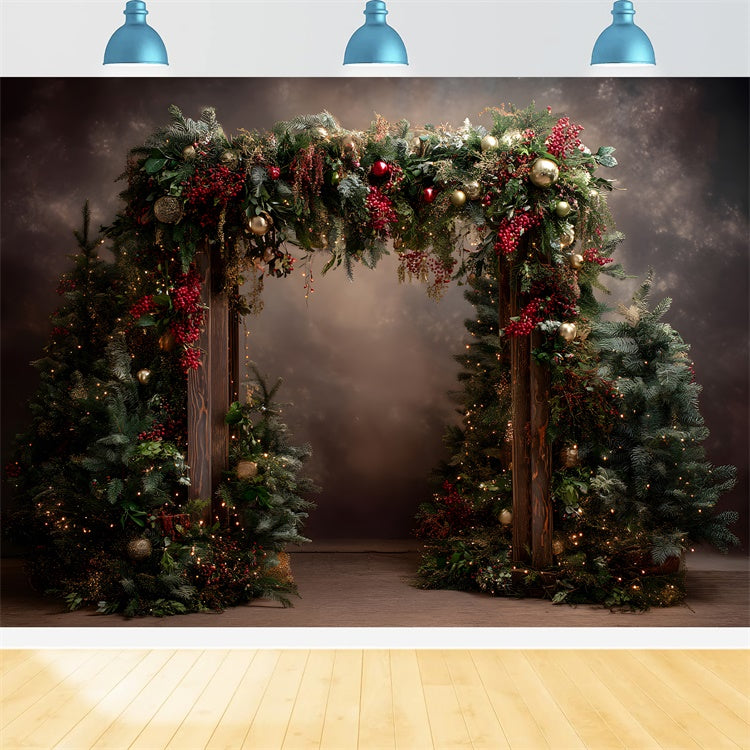 Christmas Photography Backdrops Elegant Christmas Arch Backdrop By Magali