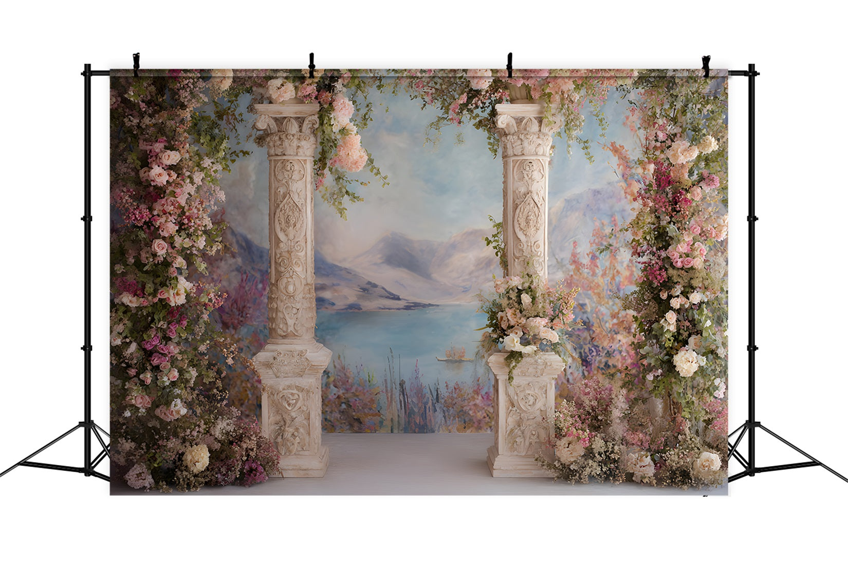 Mother's Day Photo Backdrop Floral Columns Mountain View Mothers Day Photo Backdrop Ideas By Magali