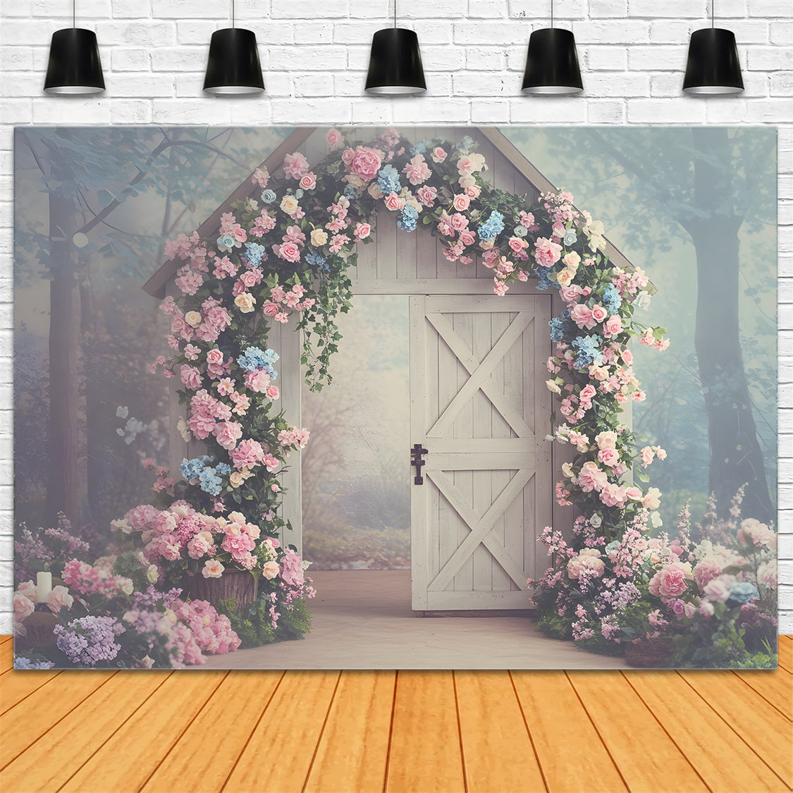 Mother's Day Photography Backdrops Enchanted Floral Cottage Mothers Day Backdrop By Magali