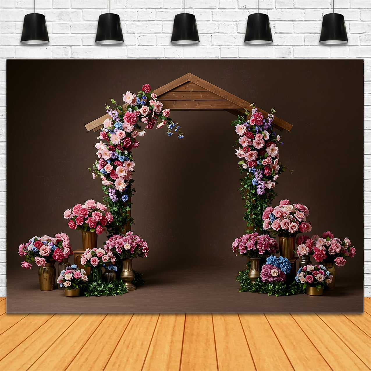 Mothers Day Flower Backdrop Pink Blue Floral Arch Backdrop Ideas For Mother's Day By Magali