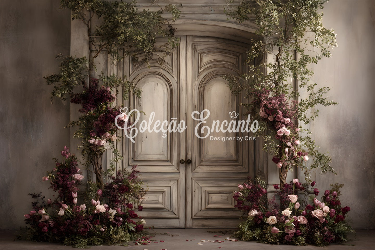 Photo Backdrops For Mothers Day Romantic Floral Doorway Mothers Day Photography Backdrops By Magali